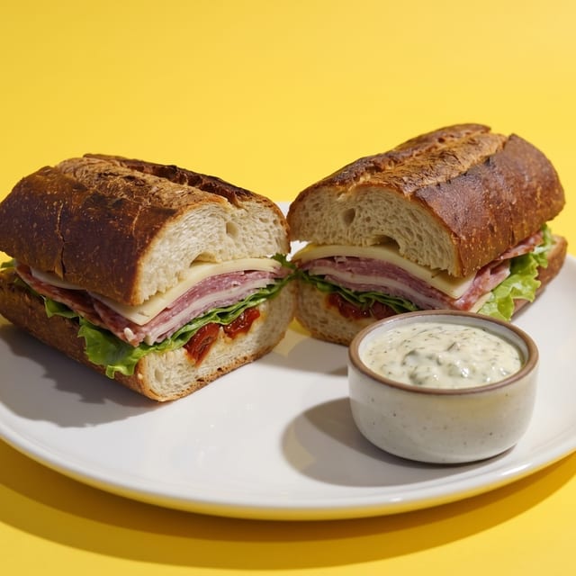 Tina's Italian Sub.